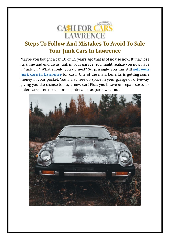 steps to follow and mistakes to avoid to sale