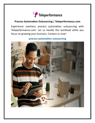 process automation outsourcing teleperformance com