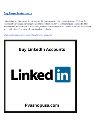 3 Best sites to Buy Linkedin Accounts (PVA & Phone Verified)