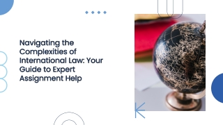International Law Assignment Help