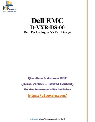 dell emc d vxr ds 00 dell technologies vxrail