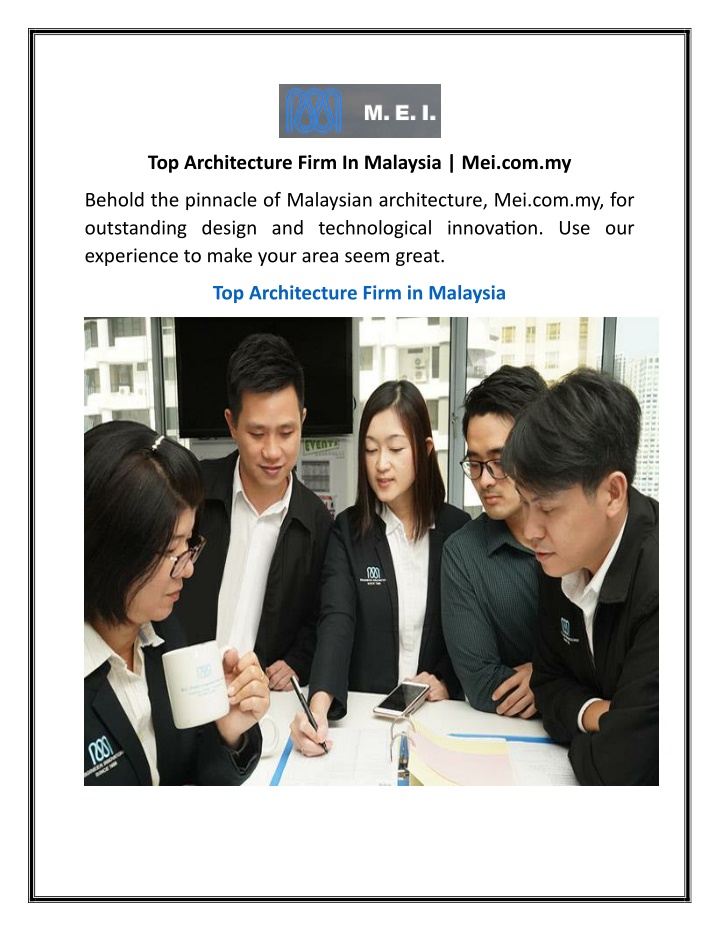 top architecture firm in malaysia mei com my