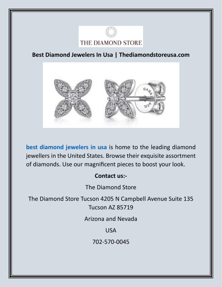 best diamond jewelers in usa thediamondstoreusa