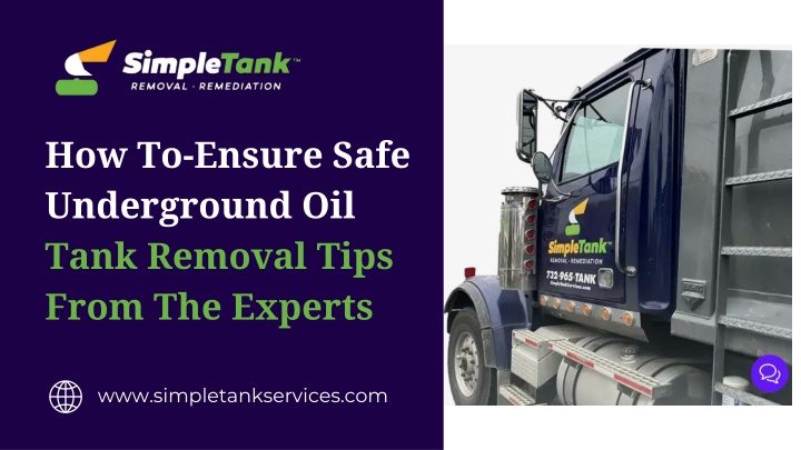 how to ensure safe underground oil tank removal