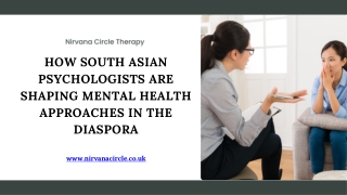 How South Asian Psychologists Are Shaping Mental Health Approaches in the Diaspora