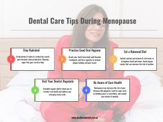 Dental Care Tips During Menopause