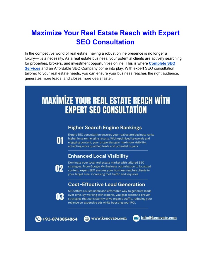 maximize your real estate reach with expert