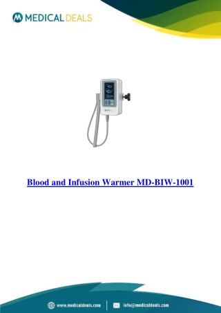 Blood-and-Infusion-Warmer-MD-BIW-1001