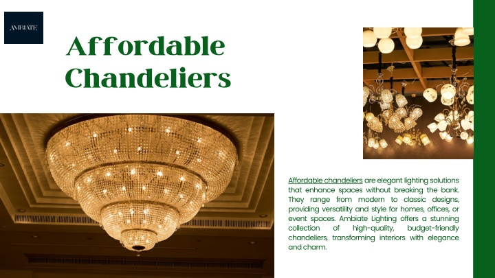 affordable chandeliers