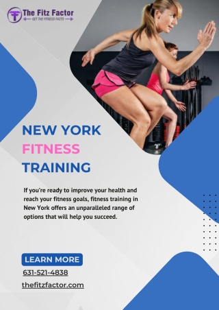 Fitness Training In New York - The Fitz Factor