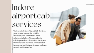 Top Best Taxi Service in Indore – Comfort and Reliability