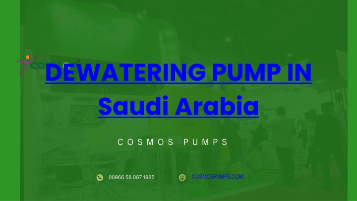 dewatering pump in saudi arabia