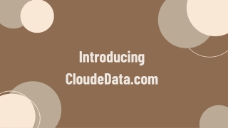 introducing cloudedata com