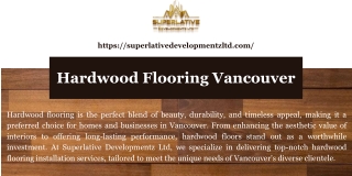 Hardwood Flooring Vancouver