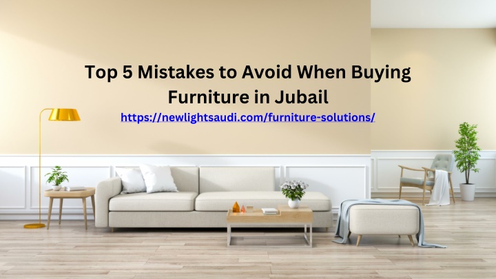 top 5 mistakes to avoid when buying furniture