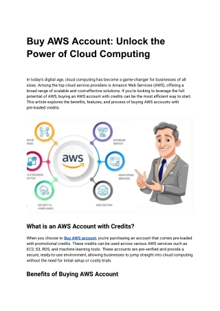 Buy AWS Account_ Unlock the Power of Cloud Computing