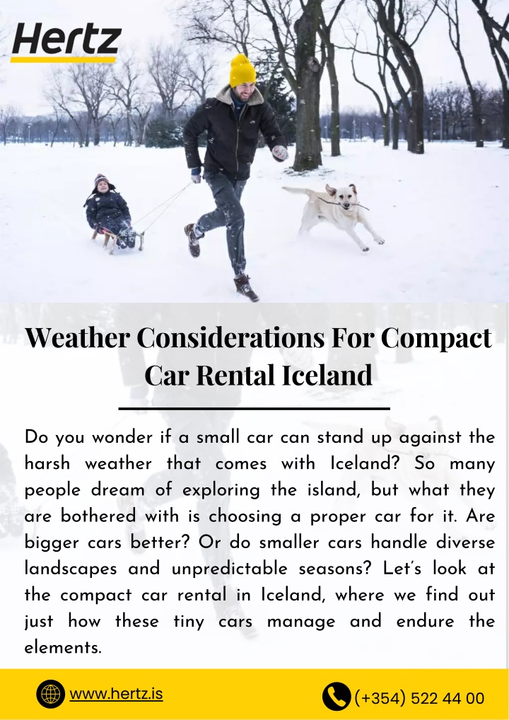 weather considerations for compact car rental