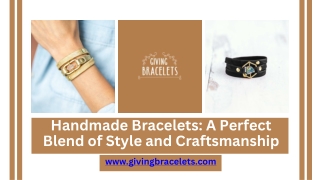 handmade bracelets a perfect blend of style