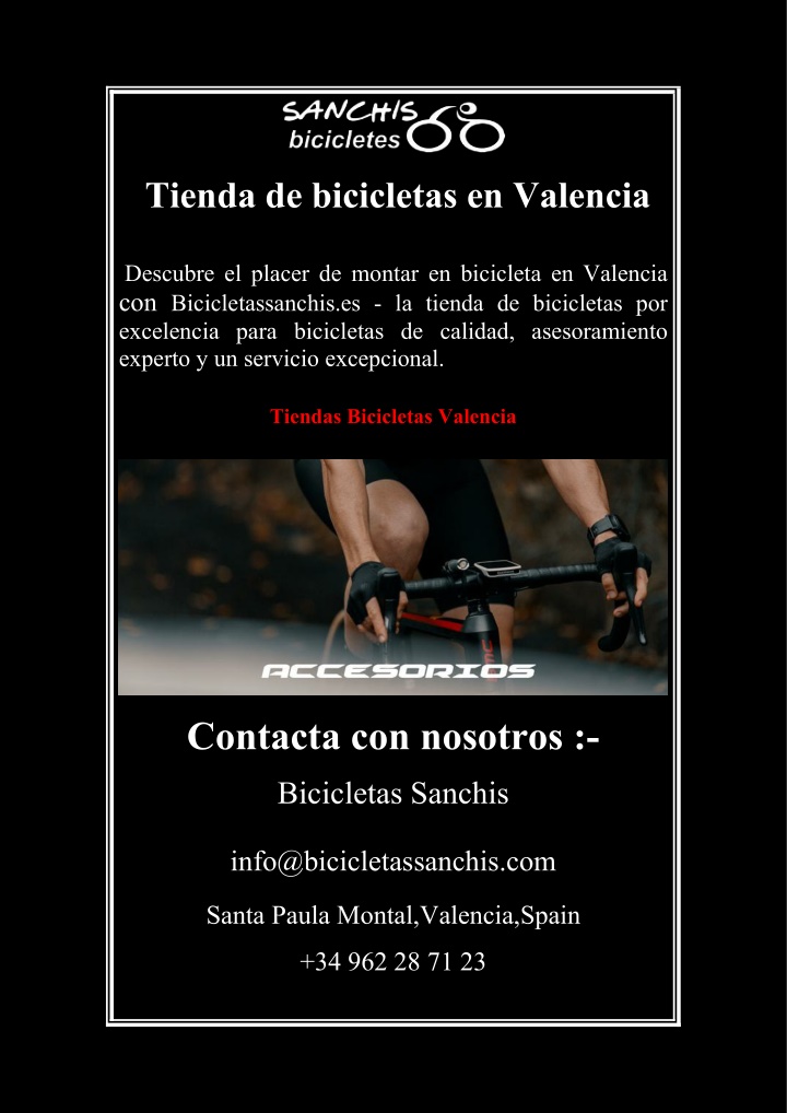 tienda de bicicletas en valencia