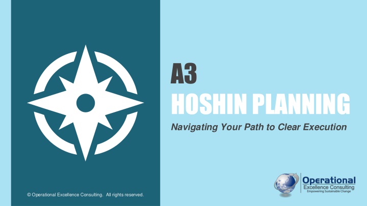 a3 hoshin planning navigating your path to clear