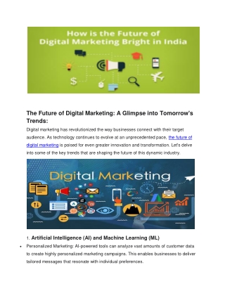 the future of digital marketing a glimpse into