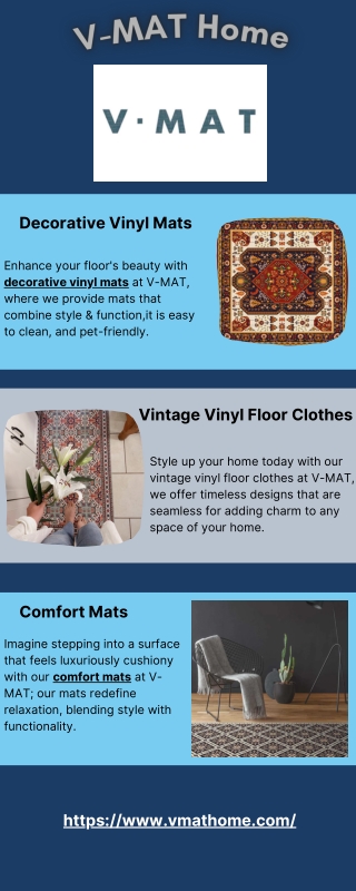 Decorative Vinyl Mats