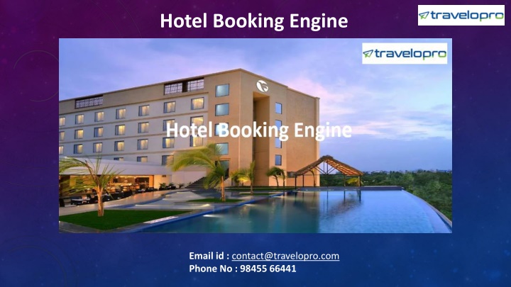 hotel booking engine