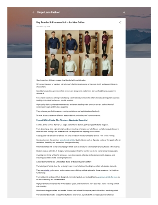 Buy Branded & Premium Shirts for Men Online