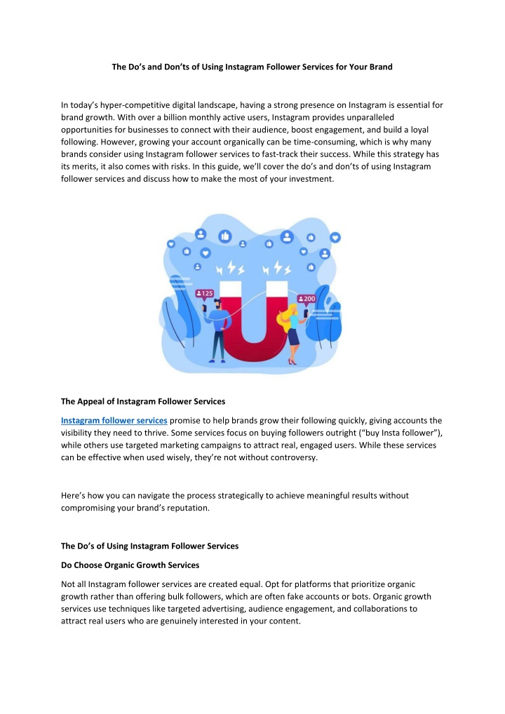 the do s and don ts of using instagram follower