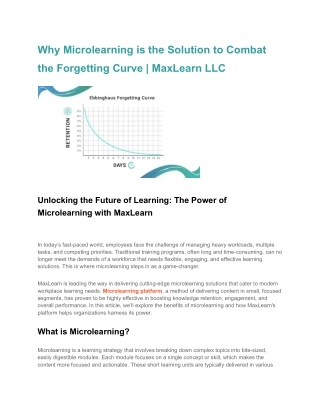 why microlearning is the solution to combat