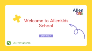 Top Play Schools in Kanpur 2025-26 | Allen Kids |  91-7897403730