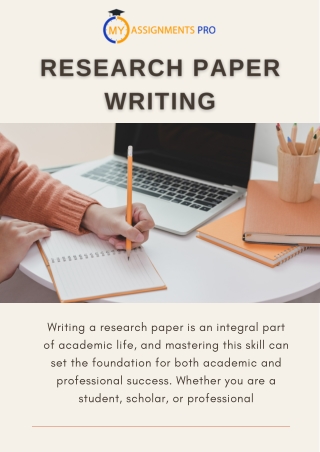 writing a research paper is an integral part