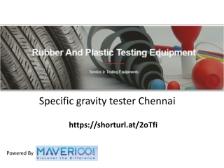 Specific gravity tester Chennai