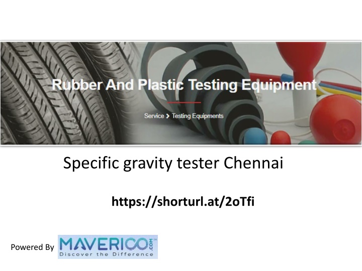 specific gravity tester chennai