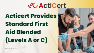 Acticert Provides Standard First Aid Blended (Levels A or C)