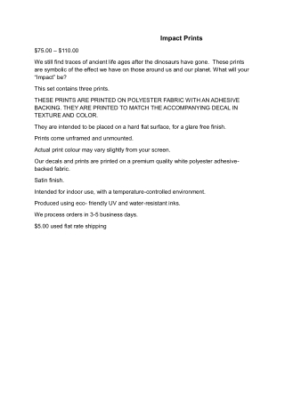 Impact Prints PDF