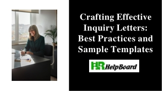 crafting effective inquiry letters best practices
