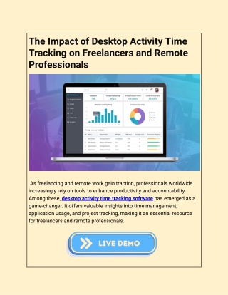 the impact of desktop activity time tracking