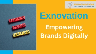 Exnovation Empowering Brands Digitally