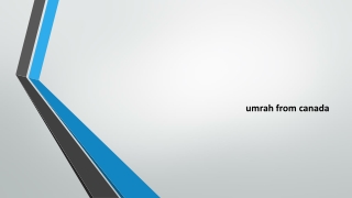 umrah from canada