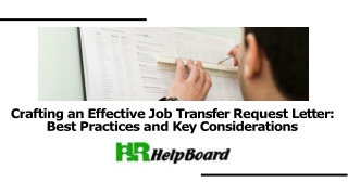 crafting an effective job transfer request letter