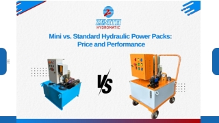 Mini vs. Standard Hydraulic Power Packs Price and Performance