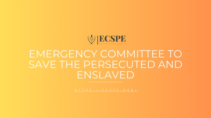 emergency committee to save the persecuted