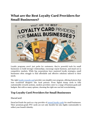 What are the Best Loyalty Card Providers for Small Businesses (2)