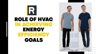 Role of HVAC in Achieving Energy Efficiency Goals