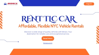 Rent TLC Car: Affordable, Flexible NYC Vehicle Rentals