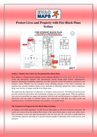 protect lives and property with fire block plans