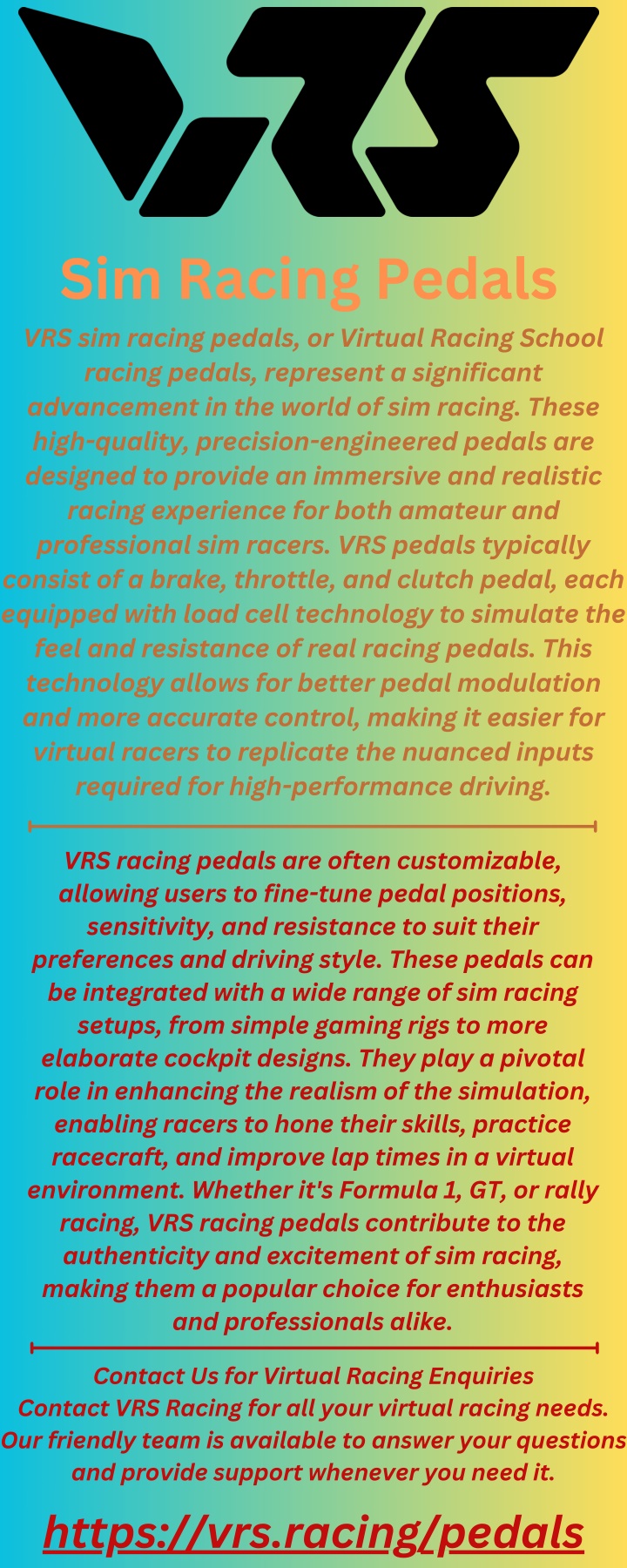 sim racing pedals vrs sim racing pedals