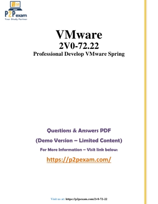 vmware 2v0 72 22 professional develop vmware
