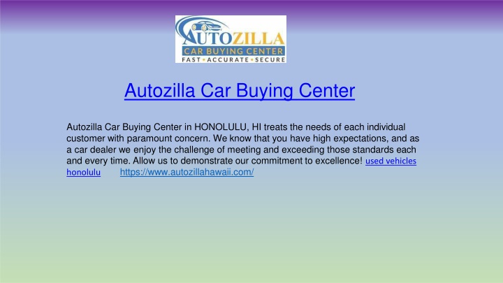 autozilla car buying center